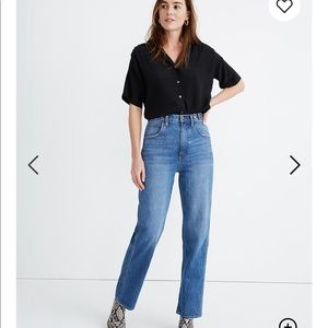 Madewell Highest-Rise Straight Jean